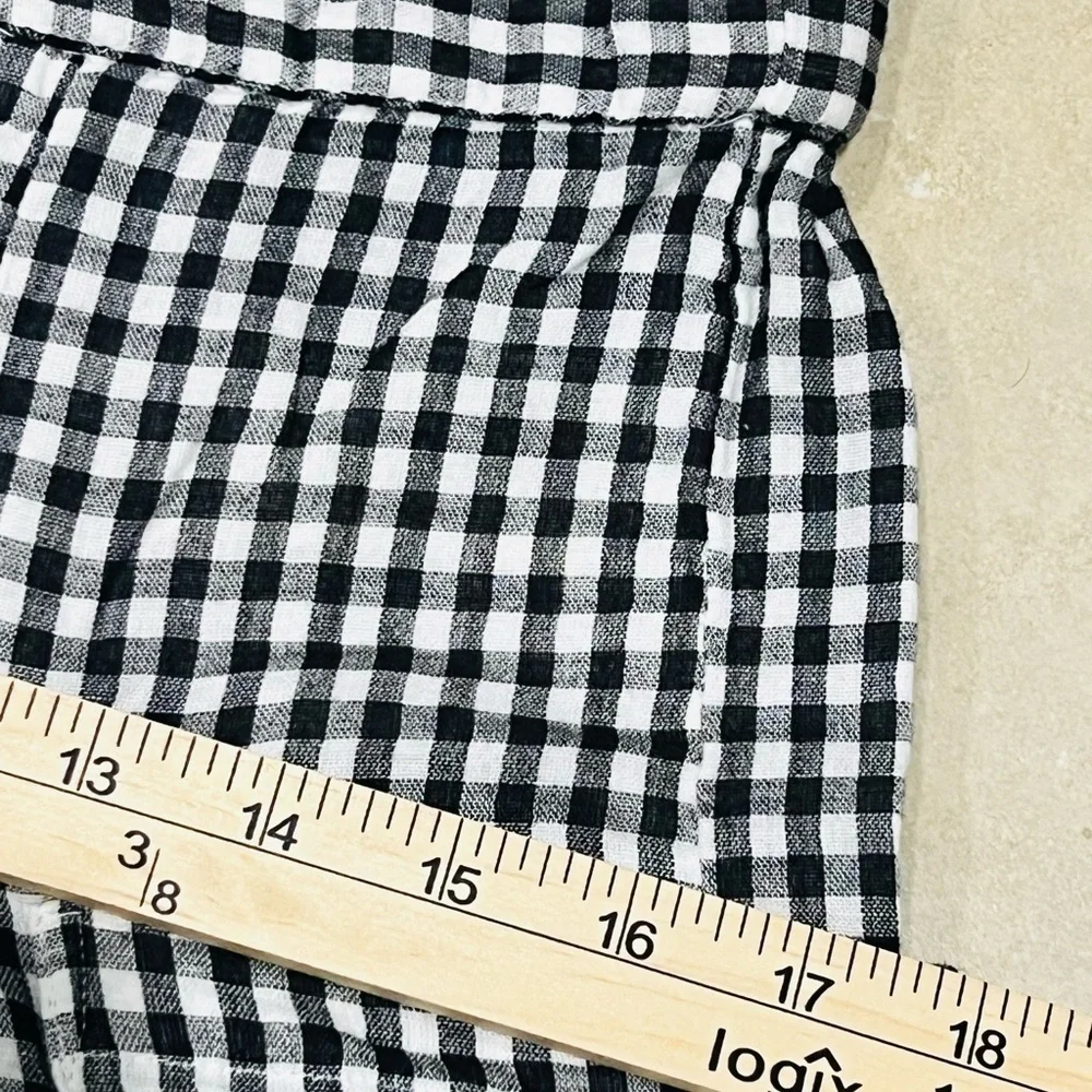 Free People Freehold Gingham Pants Trouser bohemian , sun relax boho in size S - Picture 14 of 16